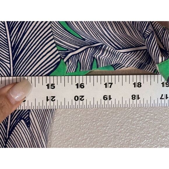 Tori Richard Tropical Hawaiian Palm Leaves Collared Short Sleeve Mini Dress XXS - Picture 10 of 10